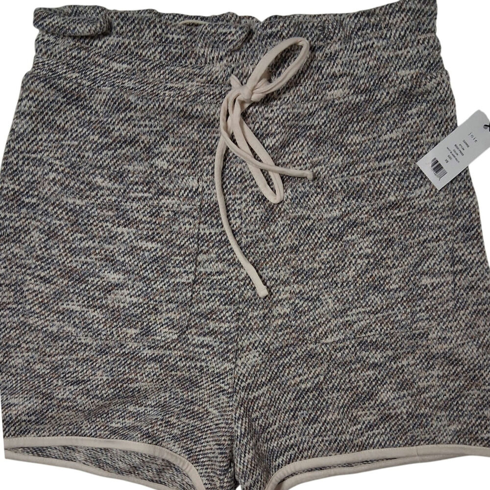 Joie Carrie French Terry Drawstring Shorts Navy Multi Women's XS NWT